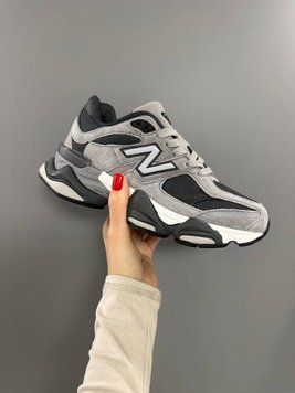 Сіро-чорні чоловічі кросівки New Balance 9060 Grey Black комфортні, стильні та легкі для активного щоденного використання B00507L фото
