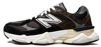 New Balance 9060 Black White Brown &mdash; чоловічі кросівки з відмінною амортизацією та стильним чорним, білим і коричневим поєднанням B00188L фото