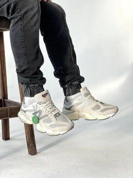 Світло-сірі жіночі кросівки New Balance 9060 Joe Freshgoods Inside Voices Sea Salt Mindful Grey легкі, стильні та комфортні B00191L фото