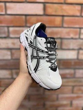 Жіночі кроси Asics Gel-Kahana 8 White Black низькі спортивні кросівки для весна літо стильні модні повсякденні демісезонні кроси B00826L фото