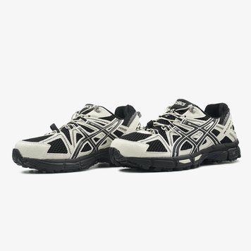 Білі чоловічі кроси з чорними вставками Asics Gel-Kahana 8 White Black сучасні, універсальні та практичні для будь-якого образу B00701L фото
