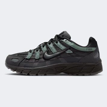 Легкі чоловічі кроси Найк Nike P-6000 Anthracite Dark Smoke Grey Clay Green Iron Grey комфортні сучасні міські B00244L фото