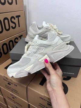 Чоловічі кроси New Balance 9060 Grey Beige сірі бежеві стильні модні трендові повсякденні демісезонні кросівки New Balance B00950L фото