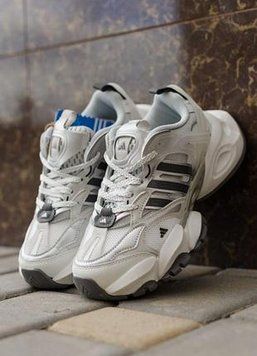 Білі сірі жіночі кросівки Adidas Vento XLG White Grey стильні легкі та комфортні для щоденного носіння B00714L фото
