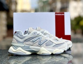 Морсько‑сірі жіночі кросівки NB New Balance 9060 Joe Freshgoods Inside Voices Sea Salt Mindful Grey легкі, стильні та комфортні B00639L фото