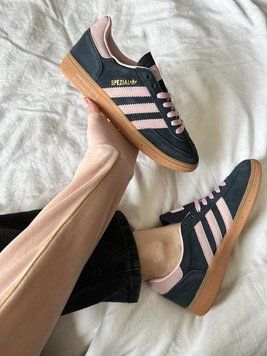Adidas Handball Spezial Blue Pink &mdash; кросівки жіночі серії Adidas стильні трендові демісезонні міські кроси для жінок B00790L фото