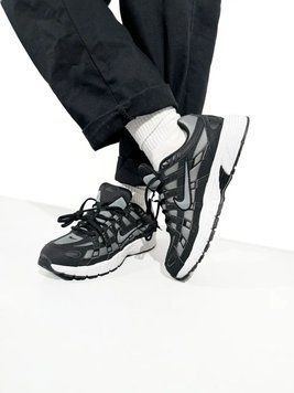 Чоловічі кроси Nike P-6000 Black Grey White чорні сірі білі стильні модні трендові повсякденні демісезонні кросівки Nike B00906L фото