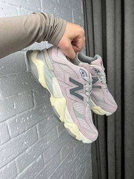 Стильні жіночі кроси New Balance 9060 Pink Grey рожево-сірі зручні легкі сучасні трендові B00378L фото