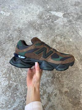 Жіночі кроси New Balance 9060 Beef and Broccoli Brown Black коричневі чорні зелено-коричневі стильні демісезонні B00960L фото