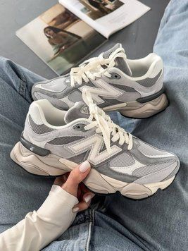 Сірі жіночі кросівки New Balance 9060 Grey стильні, легкі та комфортні для щоденного носіння і міських прогулянок B00612L фото