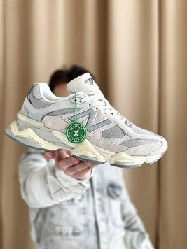 Модні чоловічі кросівки New Balance 9060 Joe Freshgoods Inside Voices Sea Salt Mindful Grey сіро-білі стильні повсякденні B00967L фото