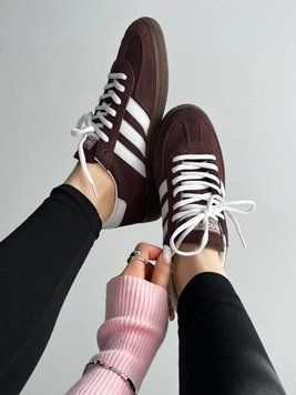 Коричнево-білі чоловічі кросівки Adidas Spezial Brown White легкі стильні повсякденні модні трендові топові демісезонні кроси B00802L фото
