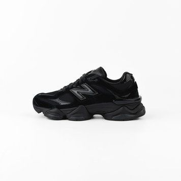 Блискучо‑чорні жіночі кросівки New Balance 9060 Glossy Black стильні, легкі та комфортні для щоденного носіння B00570L фото
