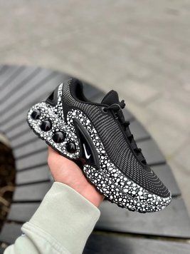 Чорно-білі чоловічі кросівки Nike Air Max DN Safari Black White стильні легкі повсякденні модні трендові демісезонні кроси Nike B00873L фото