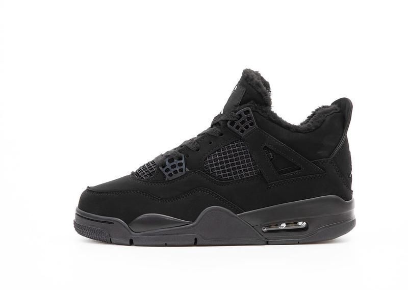 Кросівки Jordan 4 Black Cat Fur 36 ALL09381R45 фото