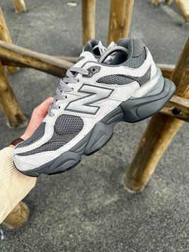 Чоловічі кроси 9060 Grey від New Balance поєднують сучасний дизайн, стабільну підошву та універсальне сіре забарвлення B00498L фото
