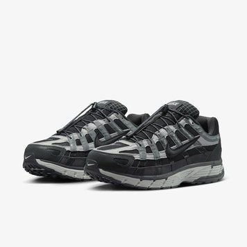Чорно-сірі з синім чоловічі кросівки Nike P-6000 стильні повсякденні для міста та активного життя B00078L фото