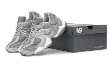 Міські чоловічі кроси New Balance 9060 Grey White стильні, легкі та комфортні для щоденного використання та активного гардеробу B00617L фото