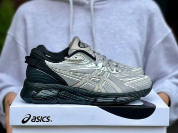 Сірі з чорним чоловічі кросівки Asics Gel-Quantum X C.P. Company 360 Grey Black легкі стильні повсякденні модні трендові топові B00812L фото
